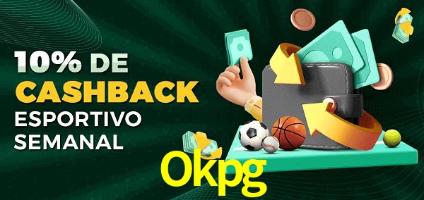 10% de bônus de cashback na Okpg
